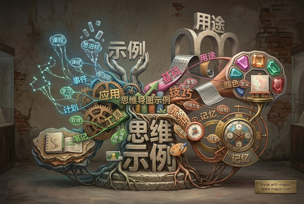 关于 思维导图示例 的 AI 导出思维导图