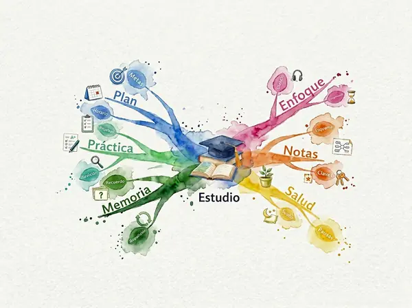 ejemplo de mapa mental para estudio